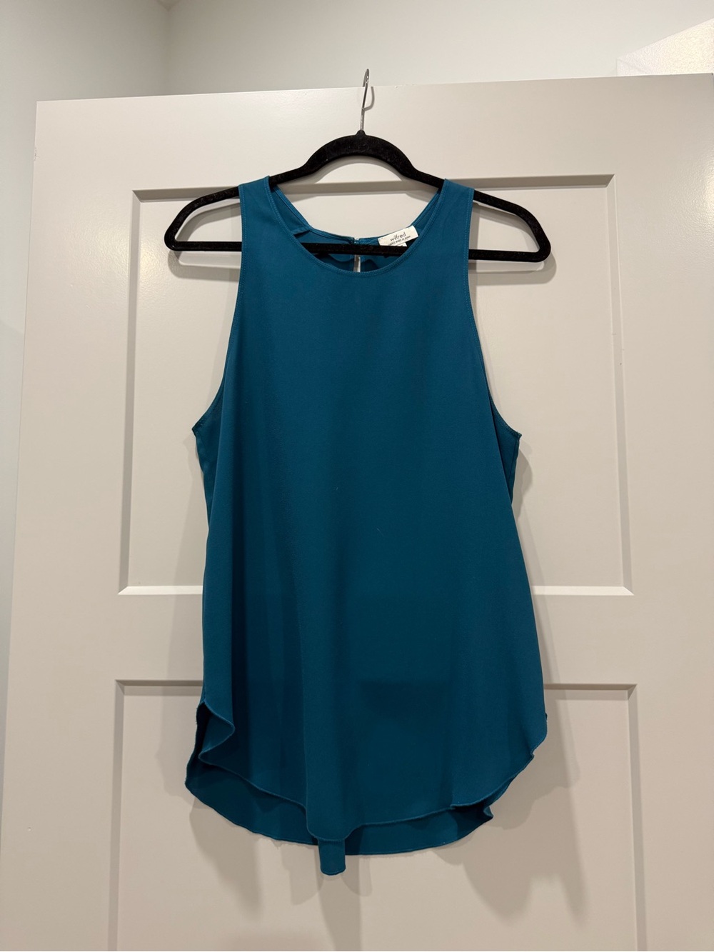 Wilfred Teal Sleeveless High-Neck Camisole